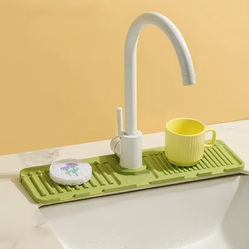 Tidy Splash Faucet Guard & Draining Mat